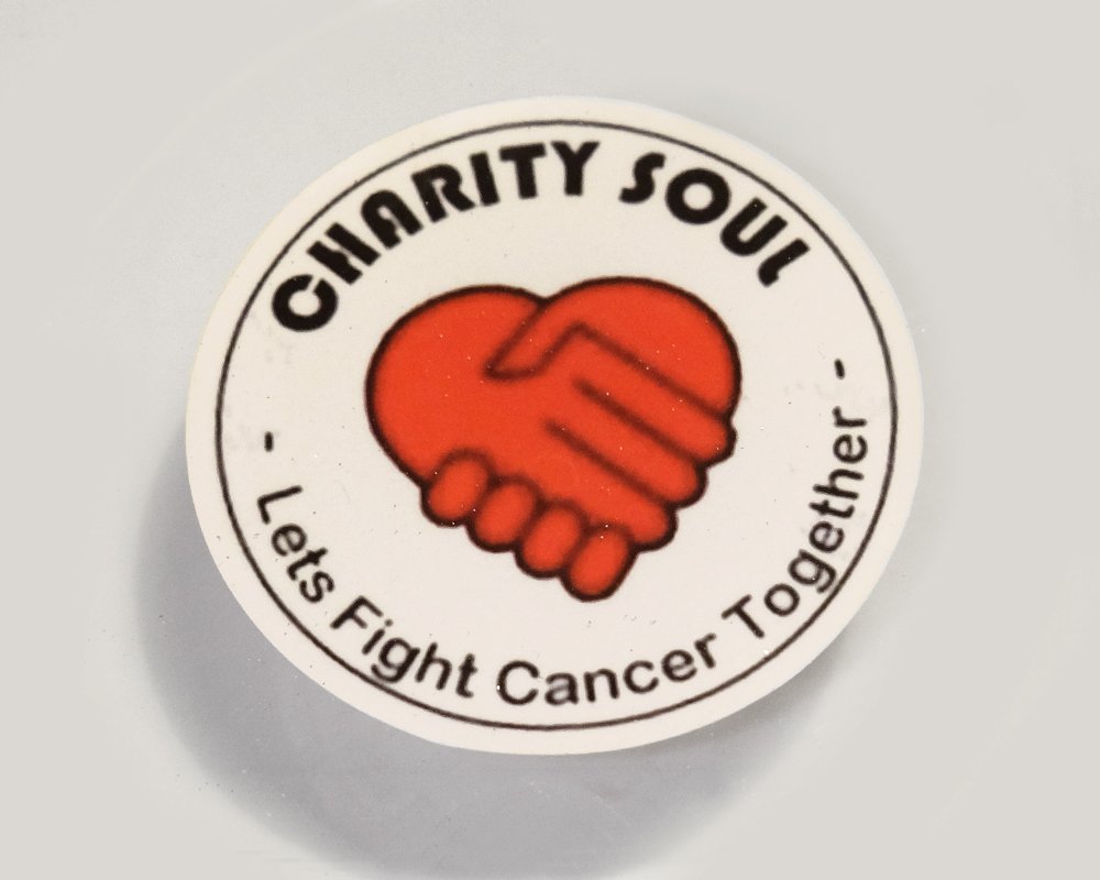 Charity Soul car window sticker